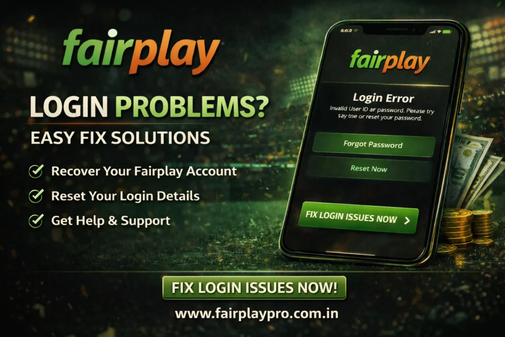 Fairplay Login Problems Easy Fix Solutions