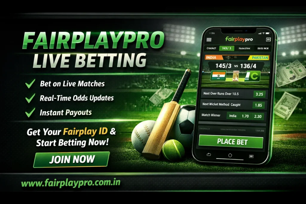 Fairplaypro Live Betting Features & How It Works