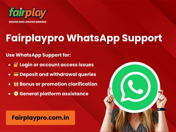 Fairplaypro WhatsApp Support