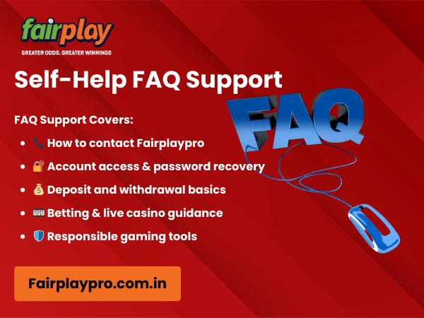 Self-Help FAQ Support