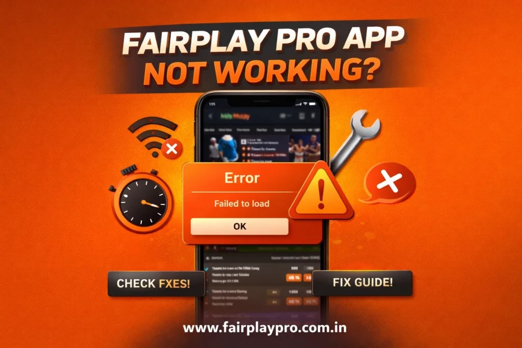 Fairplay Pro App Not Working Fix Guide