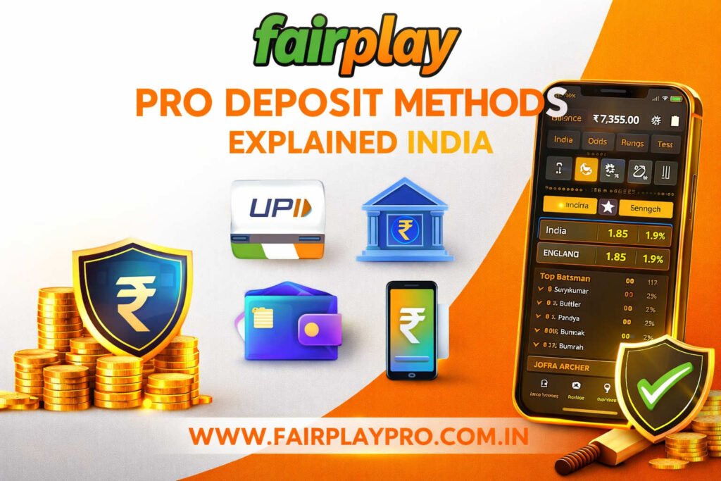 Fairplay Pro Deposit Methods Explained India