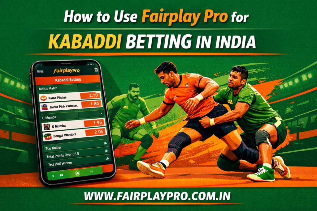 How to Use Fairplay Pro for Kabaddi Betting in India