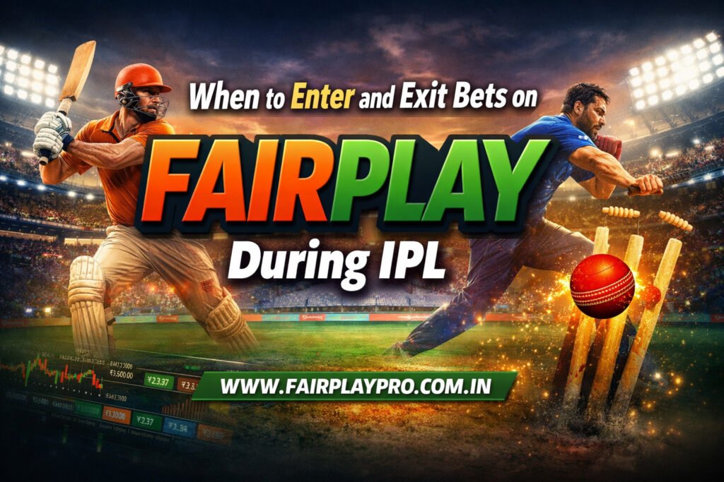 When to Enter and Exit Bets on Fairplay During IPL