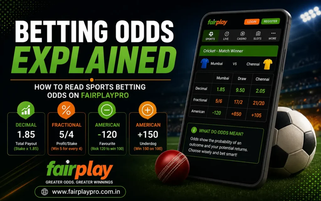 Betting Odds Explained How to Read Sports Betting Odds on FairplayPro