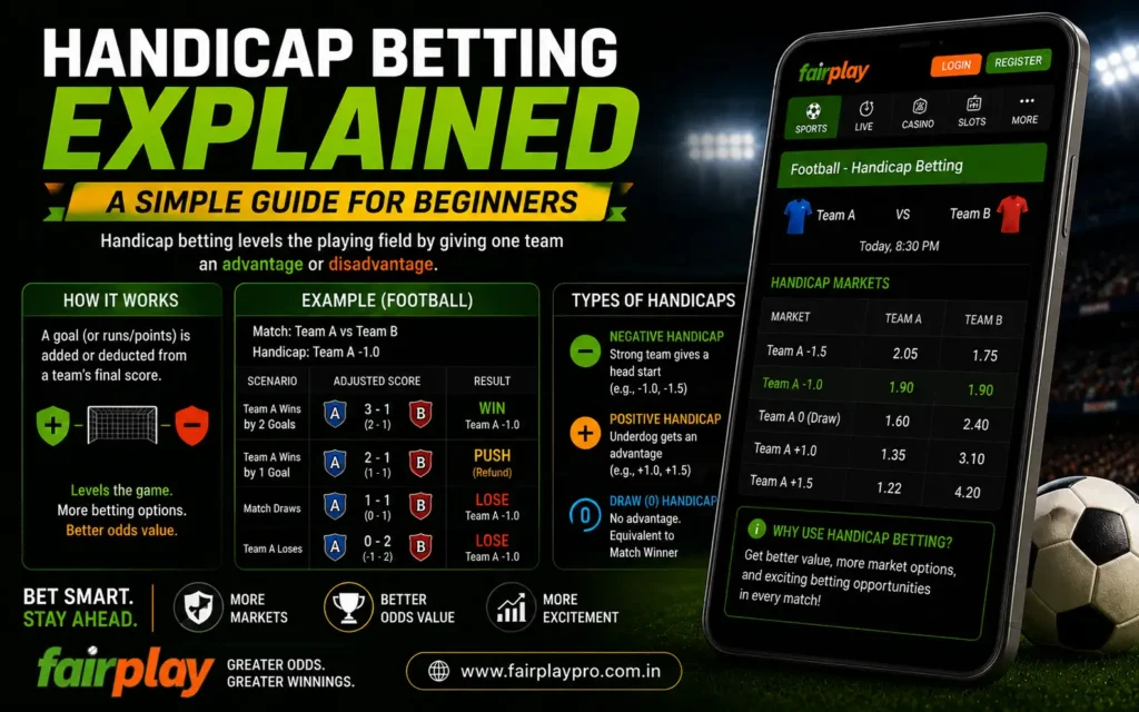 Handicap Betting Explained A Simple Guide for Beginners