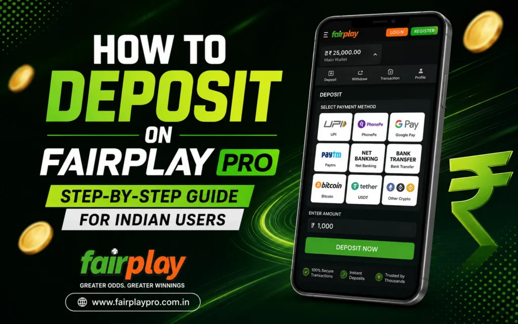 How to Deposit on FairplayPro Step-by-Step Guide for Indian Users
