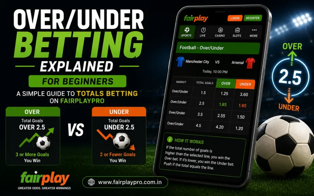 Over-Under Betting Explained for Beginners A Simple Guide to Totals Betting on FairplayPro