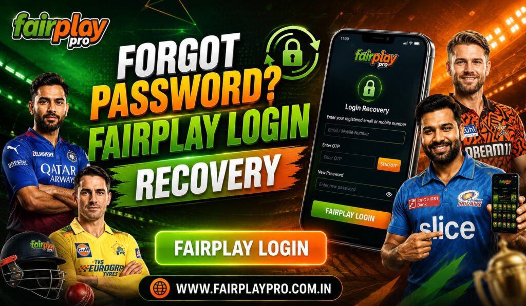 Forgot Password Fairplay Login Recovery